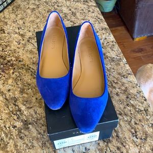 Talbots shoes Bright Sapphire suede Ruby2 flats size 7